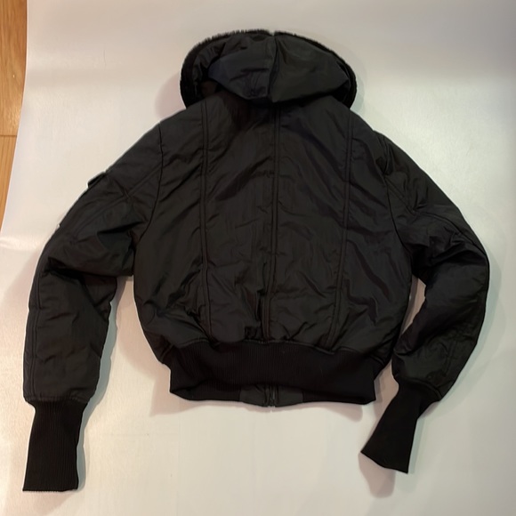 Mendocino Black Women’s Bomber Jacket Size Large - Picture 4 of 5